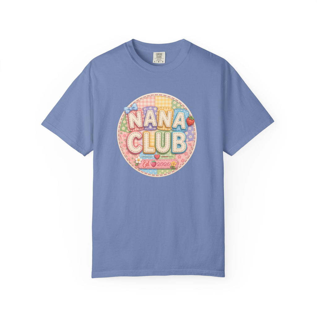 Nana Club T-Shirt — Retro Pastel Grandma Gift Tee
