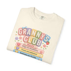 Granny's Club T‑Shirt – Cute Pastel 'Granny's Club' Rules Graphic Tee for Grandmothers