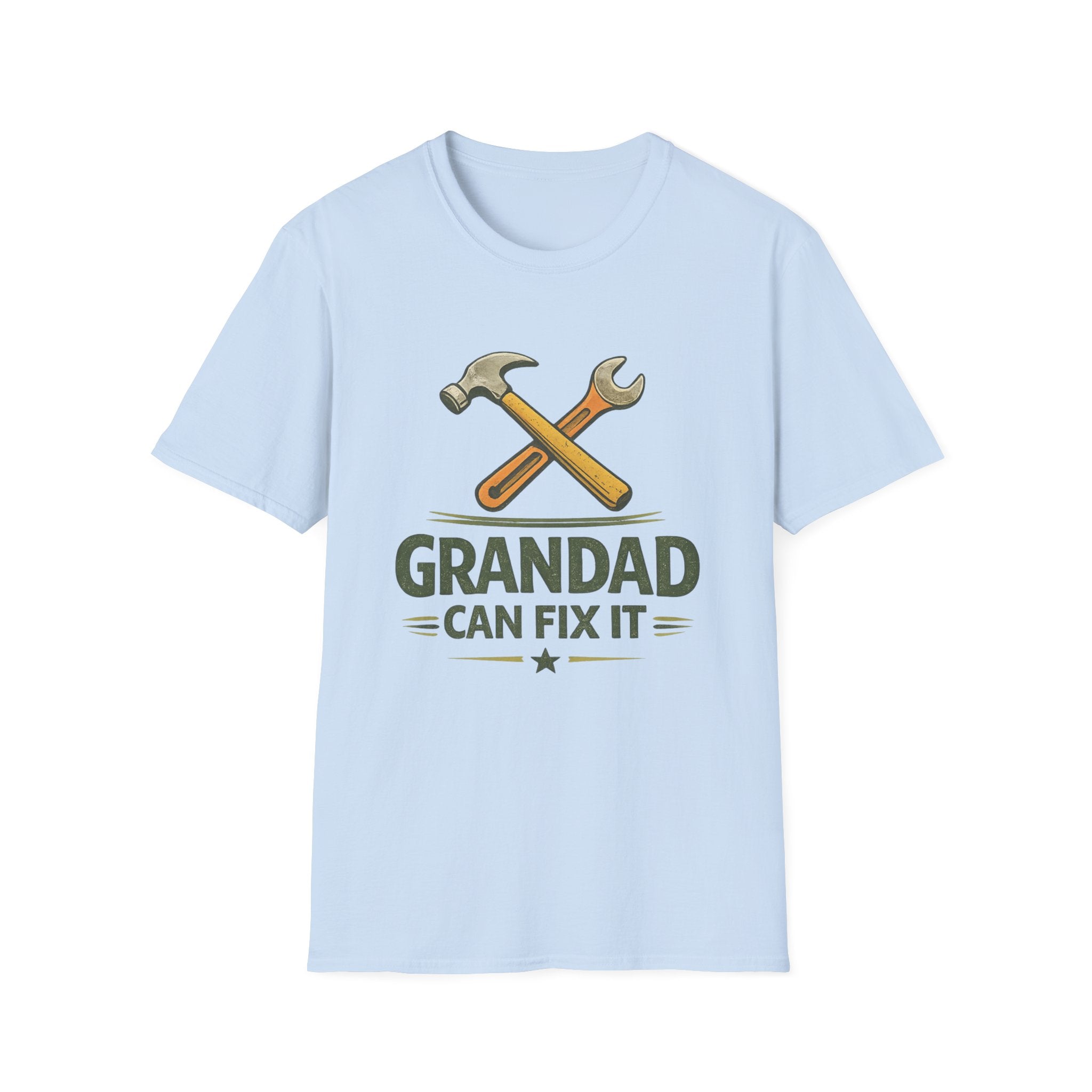 Grandad Can Fix It T-Shirt — Vintage Tools Fathers Day Gift