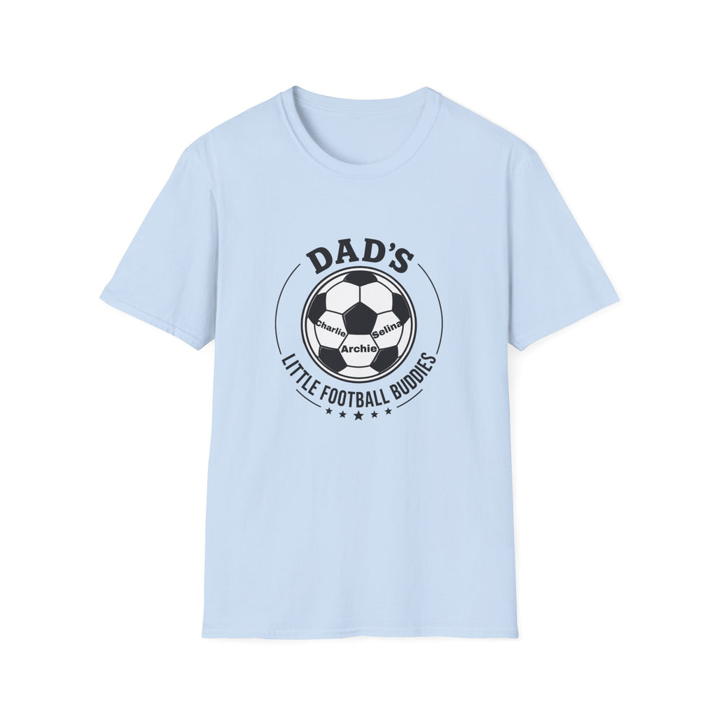 Dad’s Little Football Buddies Tee - Add Names- Personalise