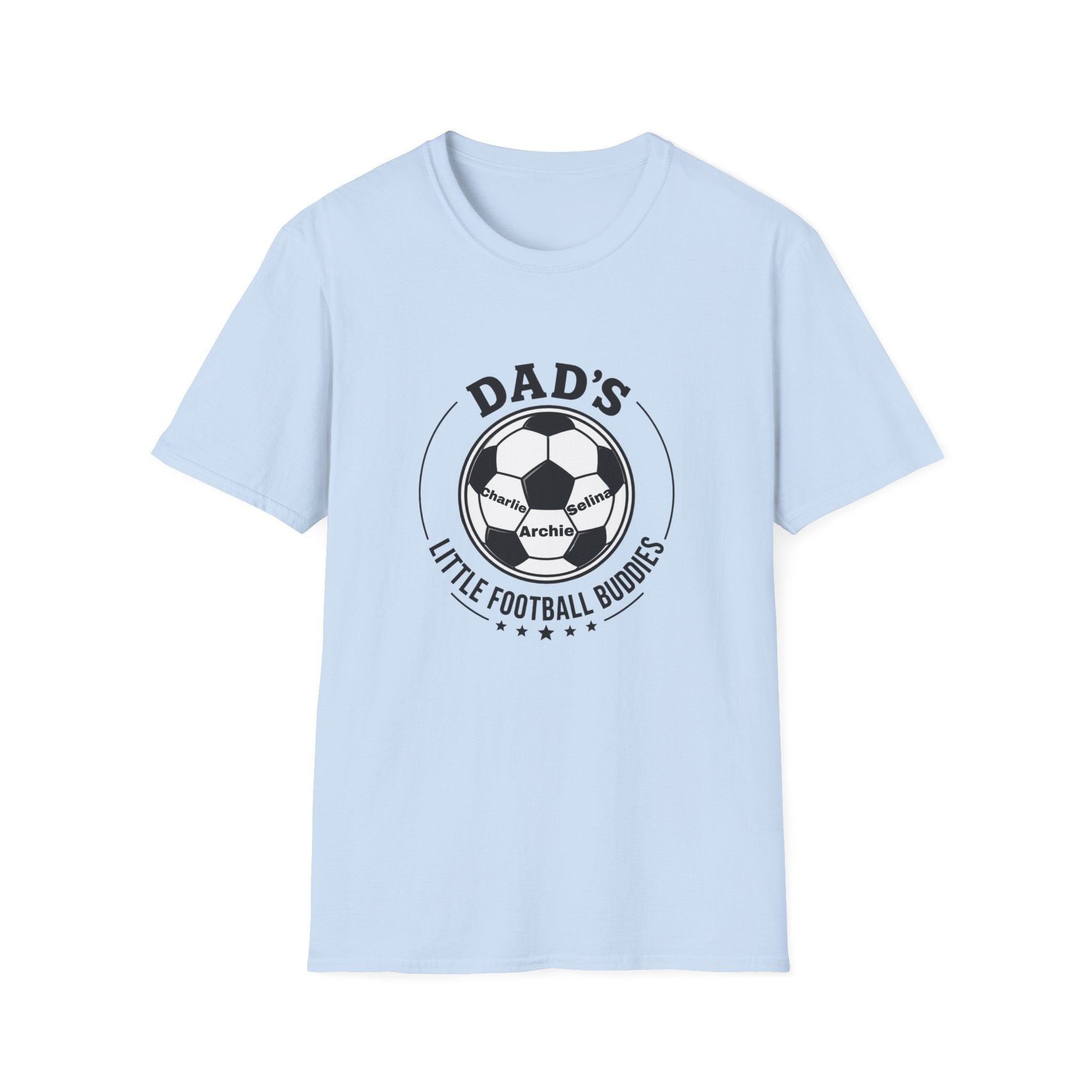 Dad’s Little Football Buddies Tee - Add Names- Personalise