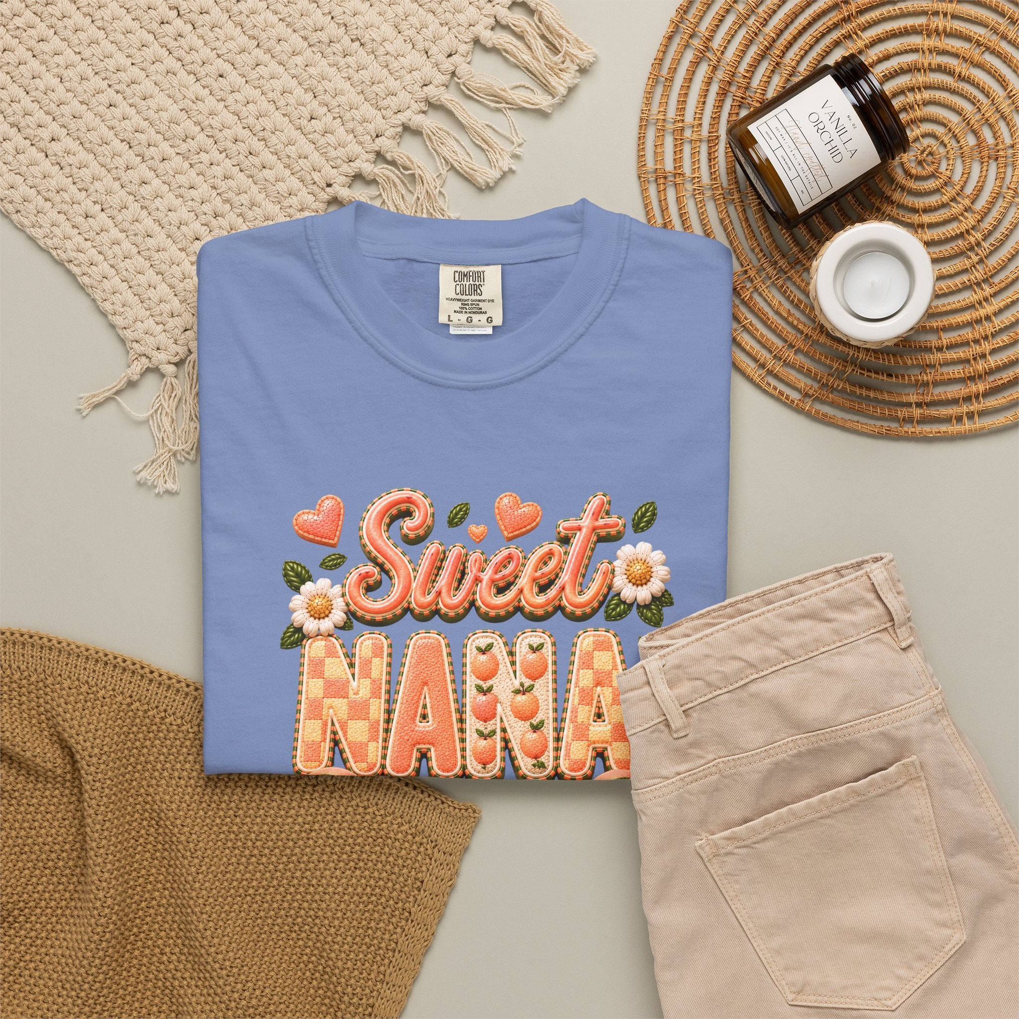 Sweet NANA Peach Tee