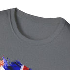 Union Jack Paint Brush UK Flag T-Shirt — British Pride Graphic Tee