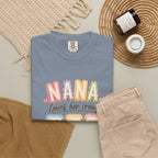 T-Shirt — “Nana Loves Her Crew” Colorful Grandma Family tee