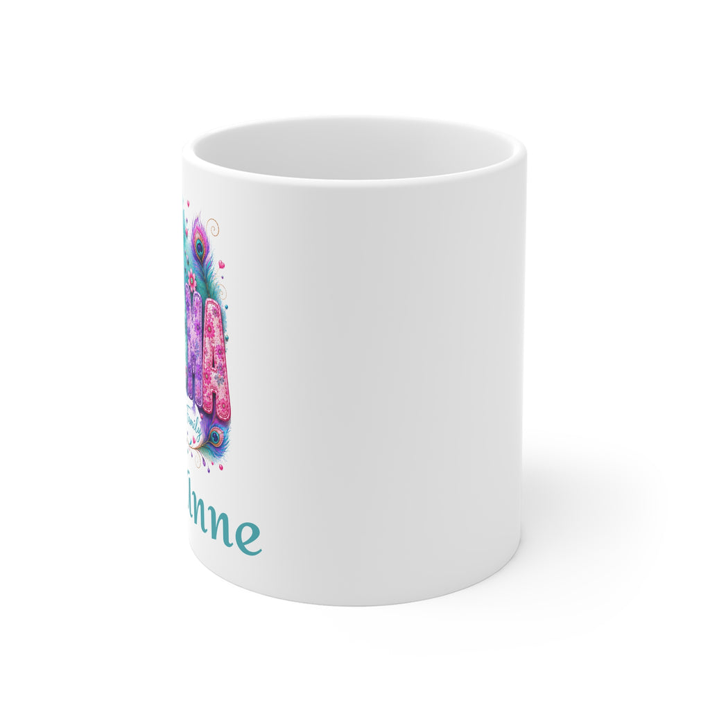 GRANDMA: "The Heart of Our Family" Mug — Personalised