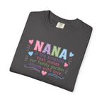 Nana Sunshine Floral T-Shirt — “NANA is the sunshine that makes our family garden bloom with love”