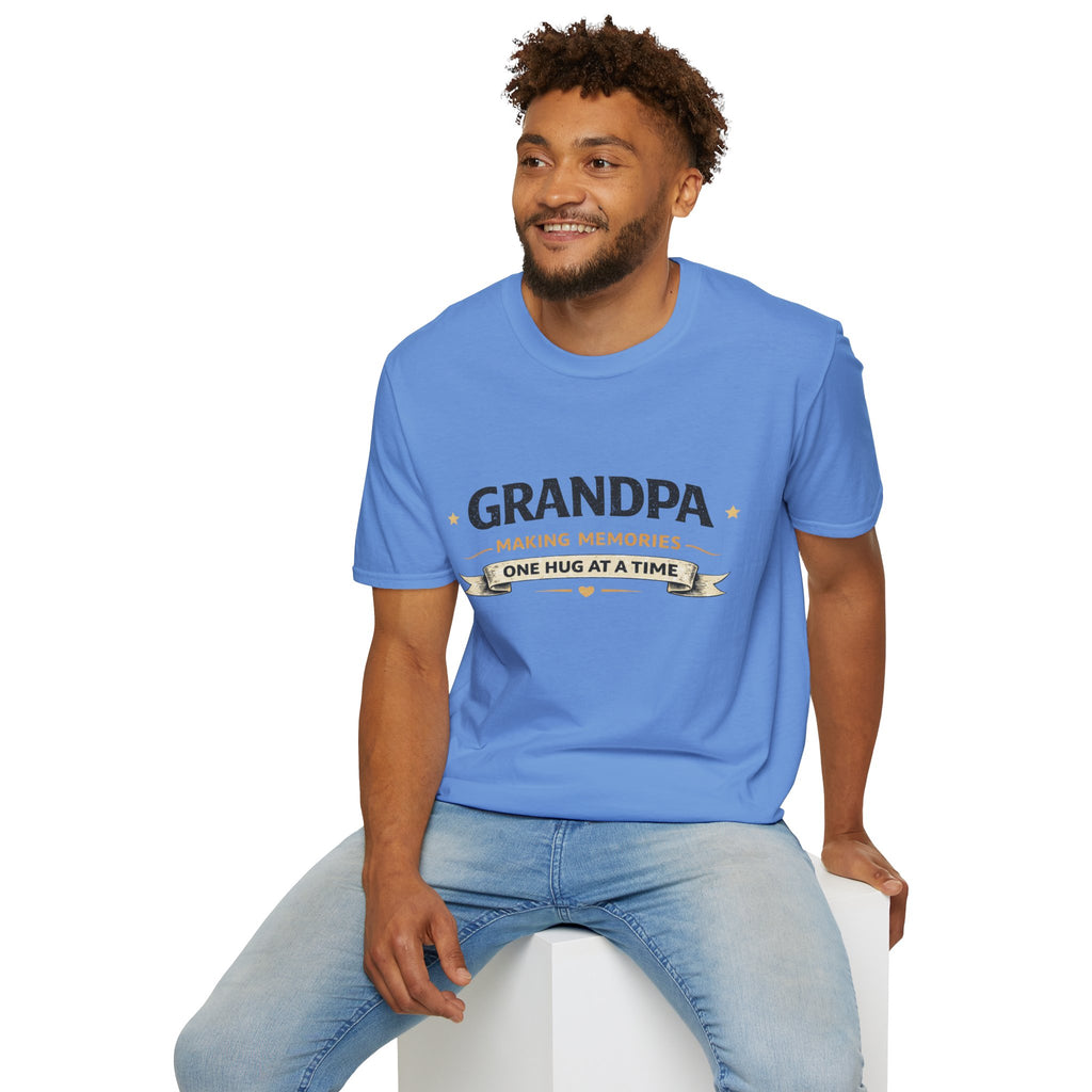Grandpa Making Memories One Hug At A Time T-Shirt — Father's Day Gift