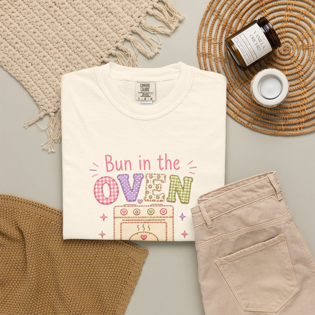 Bun in the Oven Tee — Cute Pregnancy Announcement T-Shirt