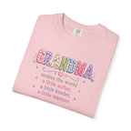 Grandma Floral T-Shirt — "Grandma makes the world a little softer, kinder, warmer"