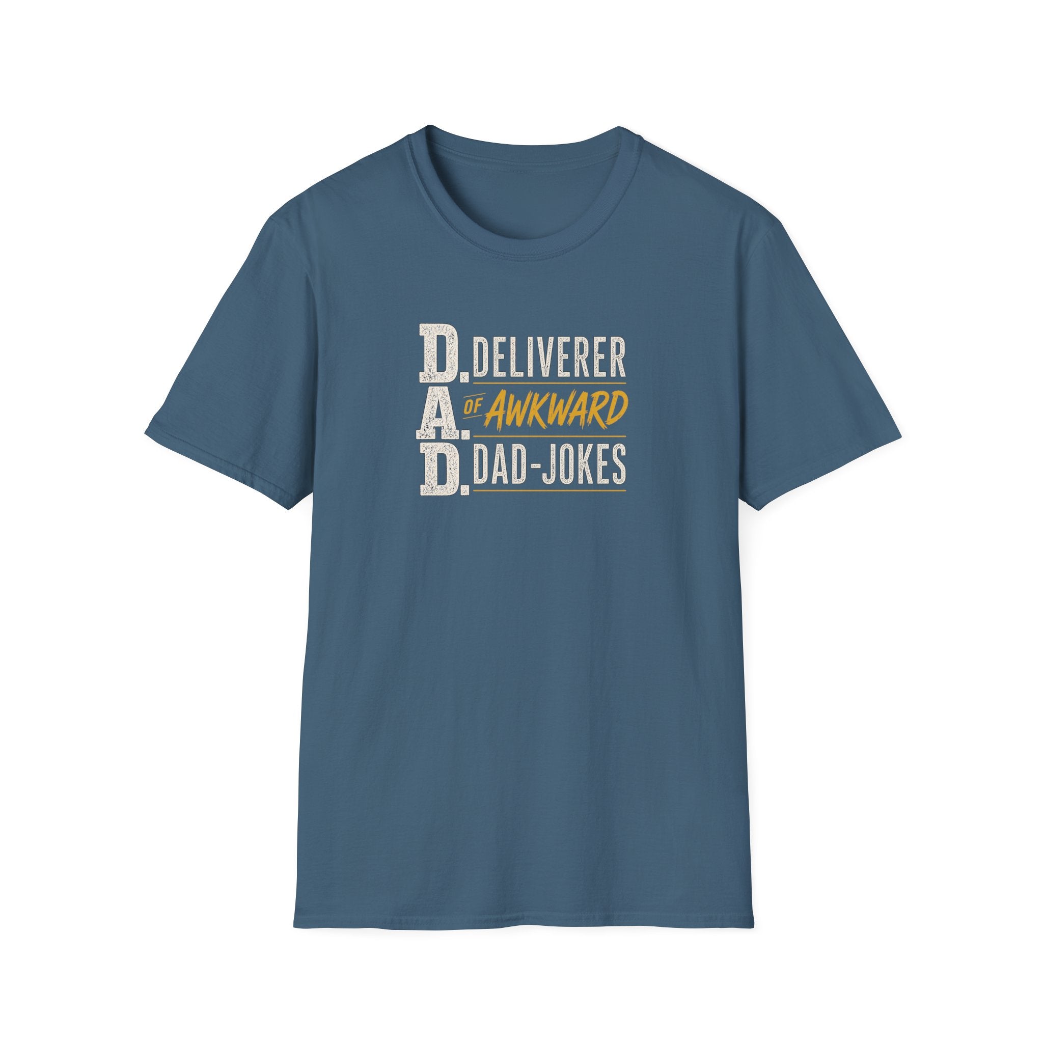 Dad T‑Shirt — D.A.D. "Deliverer of Awkward Dad‑Jokes" Funny Fathers Day Tee