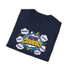 Super Grandad Comic-Style T‑Shirt — "Super Grandad" Graphic Tee, Father's Day & Grandparents Gift