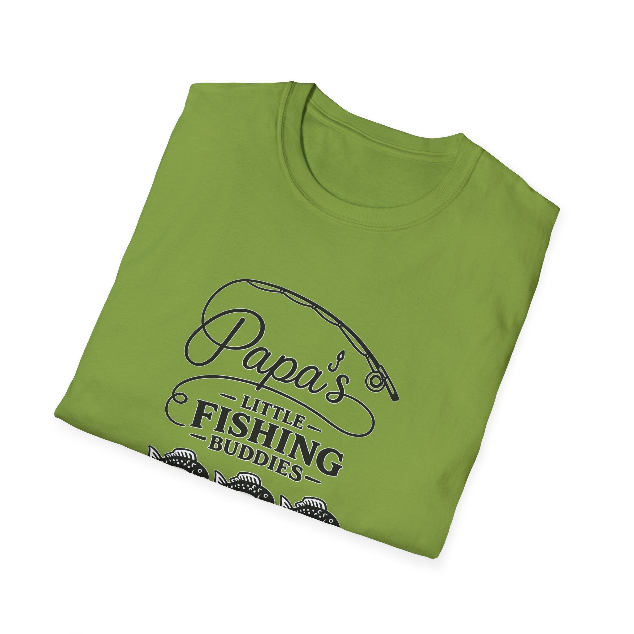 Papa's Little Fishing Buddies T-Shirt – Father-Child Fishing Tee