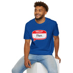 Hello My Name Is “Papa” T-Shirt — Funny Dad Name Tag Tee for Father’s Day