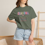 Grandma Floral T-Shirt — "Grandma makes the world a little softer, kinder, warmer"