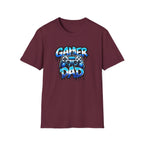 Gamer Dad T-Shirt — Blue Controller T-shirt