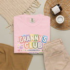 Granny's Club T-Shirt — Personalized Grandma Member Floral Tee