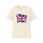 Union Jack Paint Brush UK Flag T-Shirt — British Pride Graphic Tee