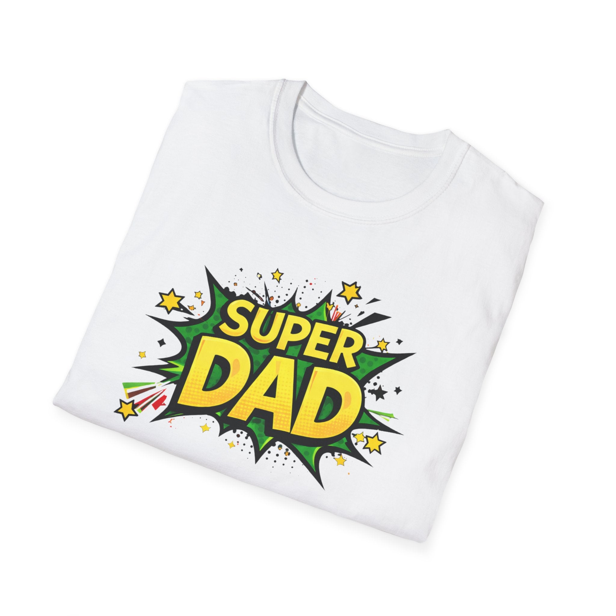 Super Dad Comic-Style T-Shirt — Father's Day Gift Tee