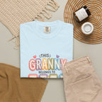 Granny Belongs To Grandkids T-Shirt — Cute Floral Grandma Gift