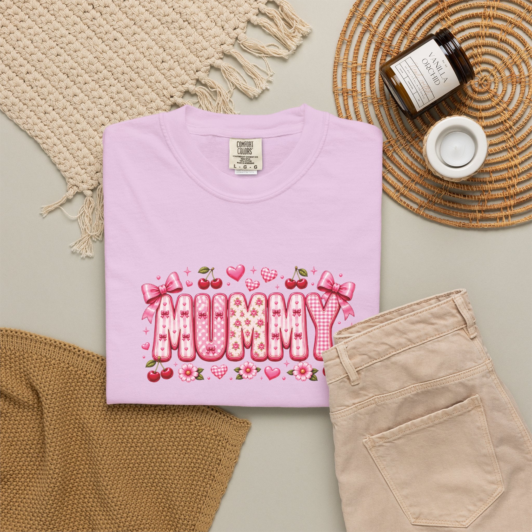 MUMMY Floral Heart T-Shirt
