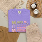 M.U.M. Mom Acronym Graphic Tee — Mess, Utter Chaos, Munchkins & Mother Love T-Shirt