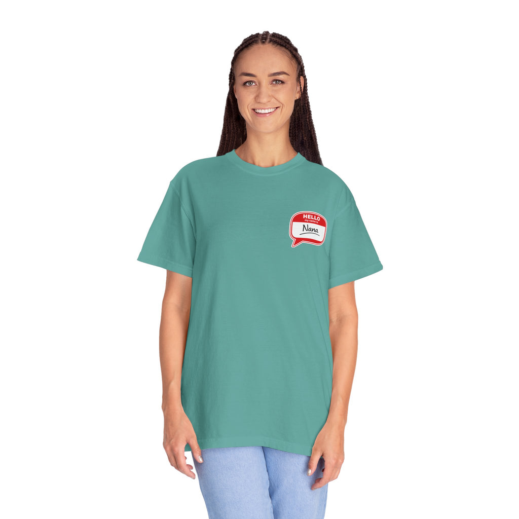 Nana Name Badge T-Shirt