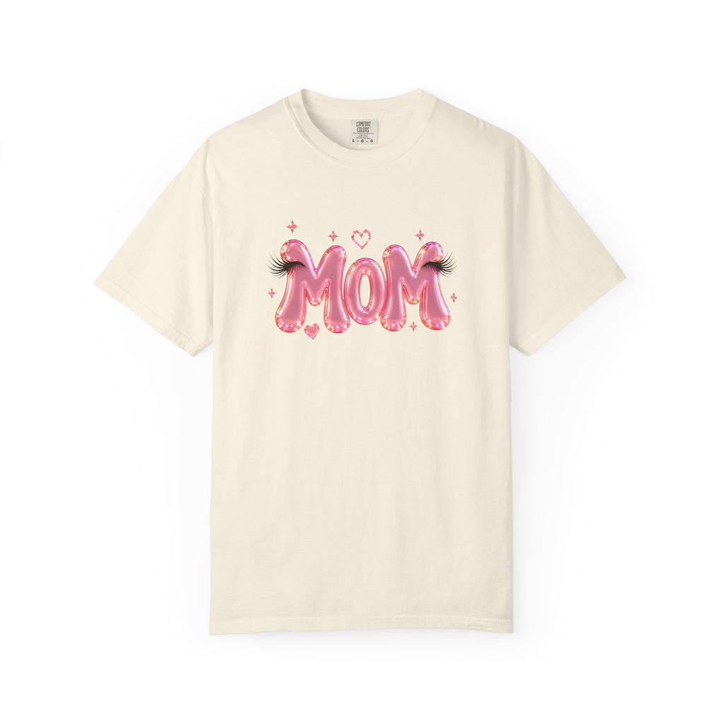 MOM Pink Balloon Eyelashes T-Shirt