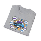 Super Grandpa Comic T-Shirt — "Super Grandpa" Funny Gift for Grandfathers