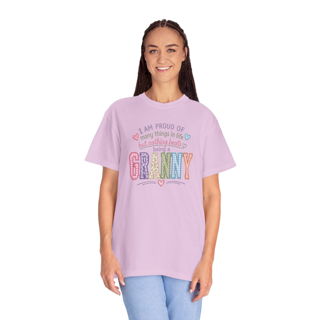Granny Proud Tee — "I Am Proud of Many Things in Life But Nothing Beats Being a Granny"