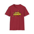 Super Grandpa T-Shirt – Comic Book Retro Graphic Tee for Grandfathers