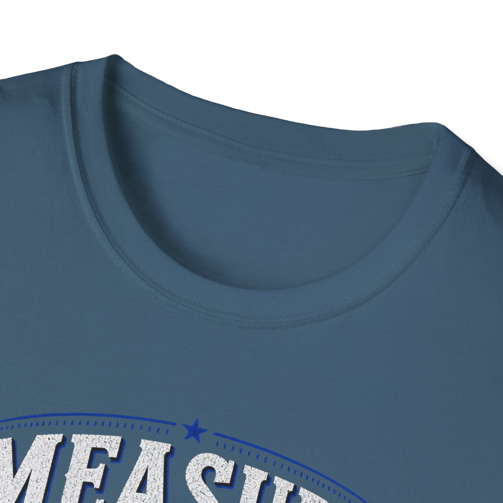 T-Shirt — "Measure Once, Cut Twice" Carpenter Tape Measure Design