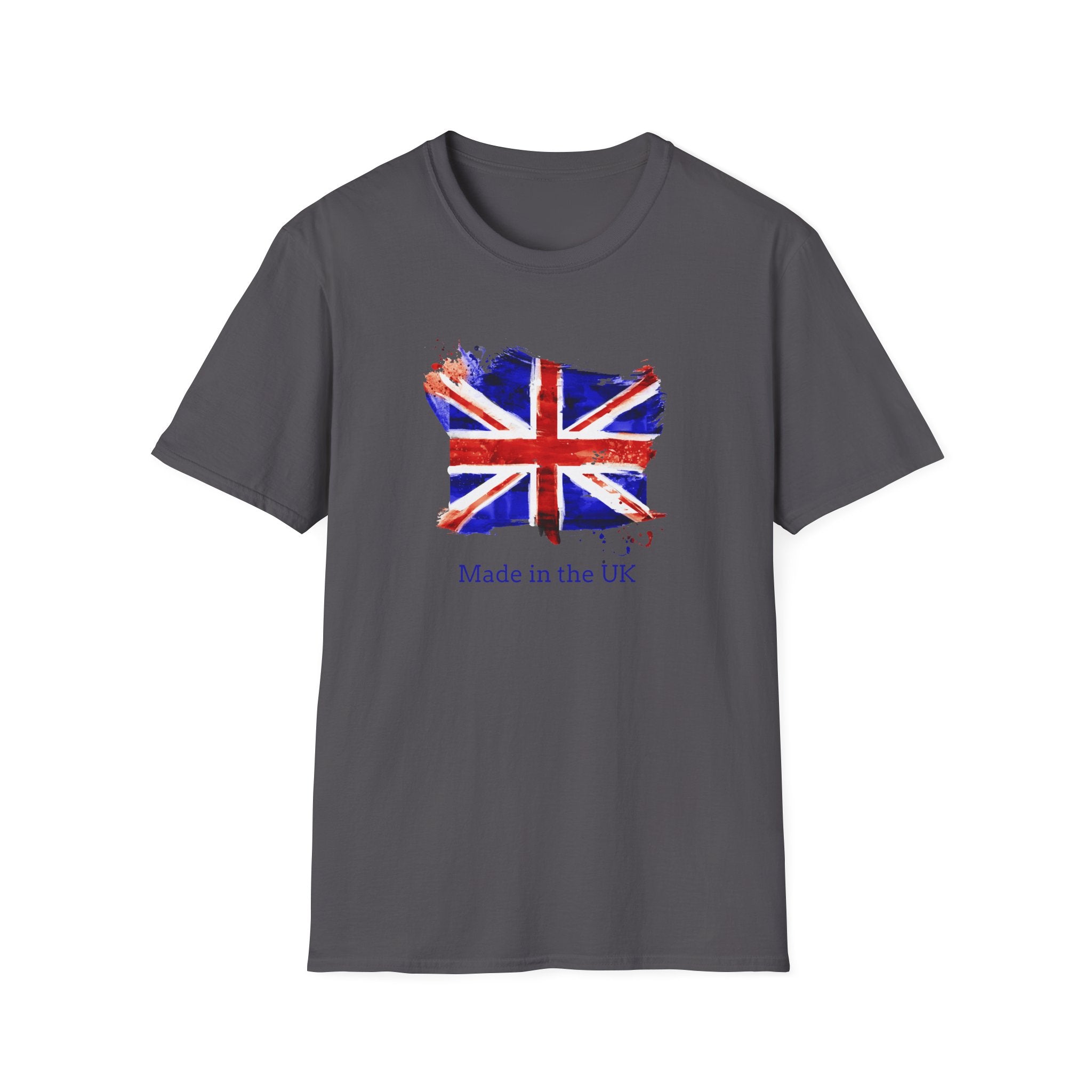 British Flag Watercolor T-Shirt – "Made in the UK" Pride Tee