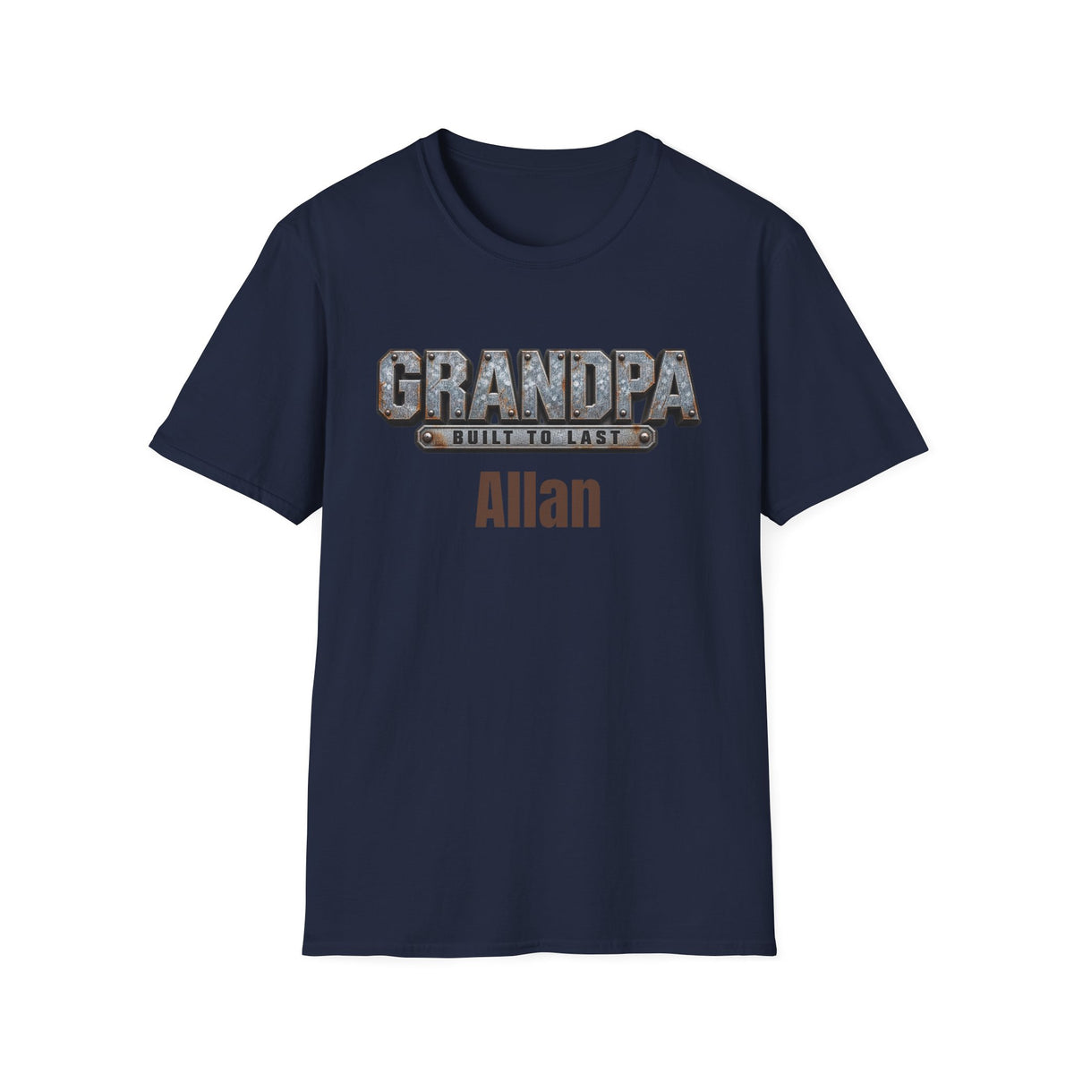 Grandpa "Built to Last" T-Shirt — Personalise