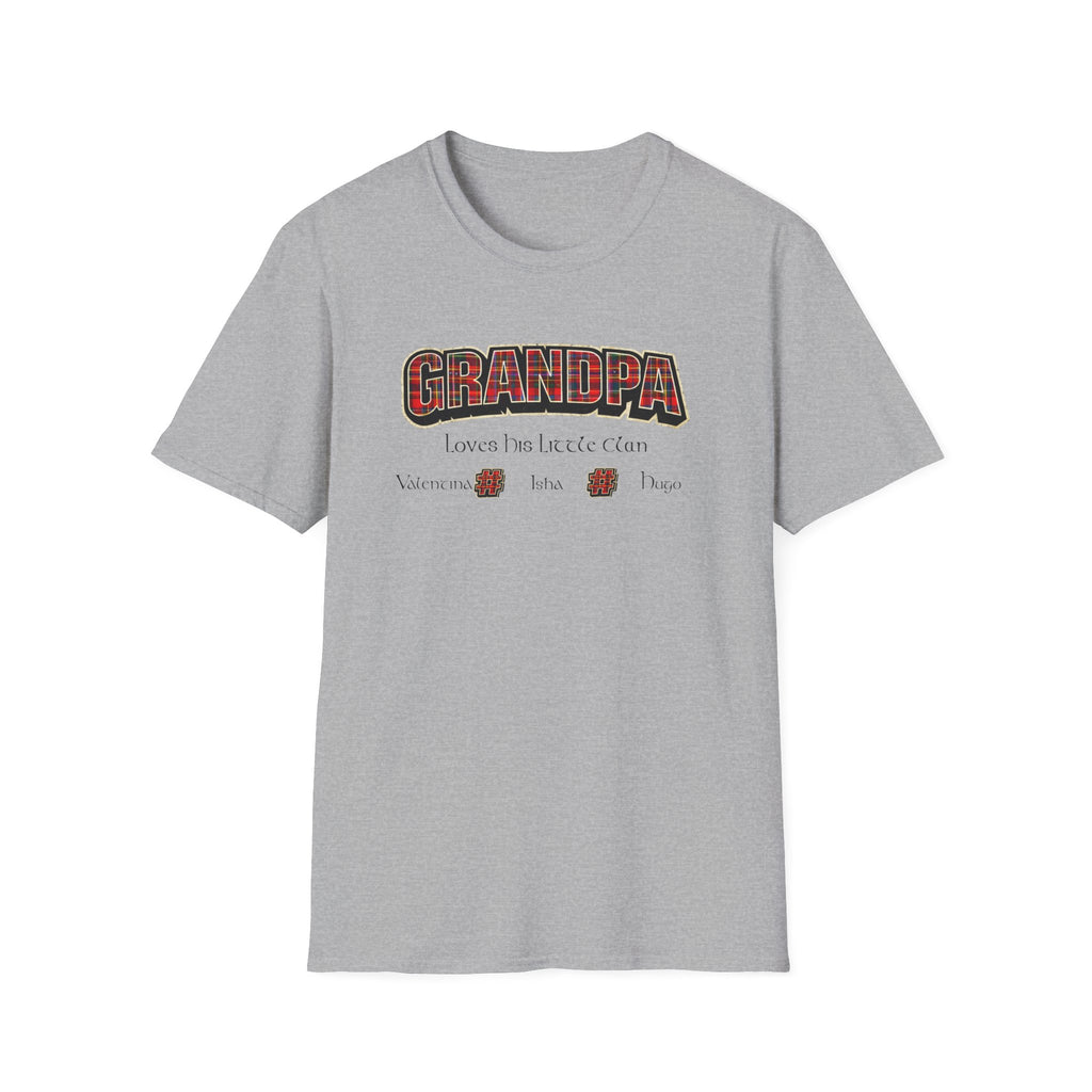 Grandpa Loves His Little Clan T-Shirt — Funny Father's Day Gift for Beer-Loving Grandpa