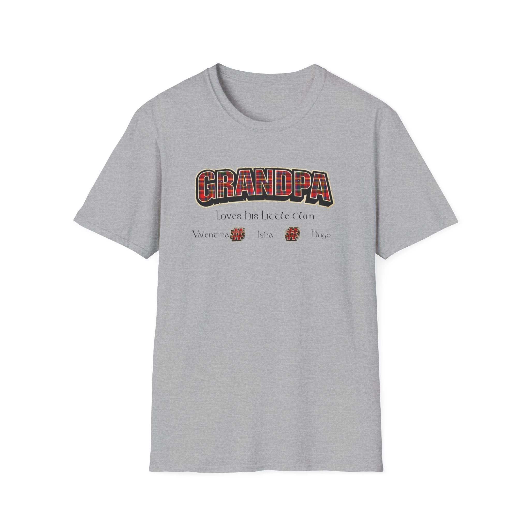 Grandpa Loves His Little Clan T-Shirt — Funny Father's Day Gift for Beer-Loving Grandpa