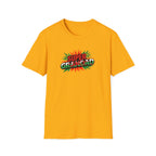 Super Grandad Welsh Flag/Wales themed T-Shirt — Retro Comic Style Father's Day Gift