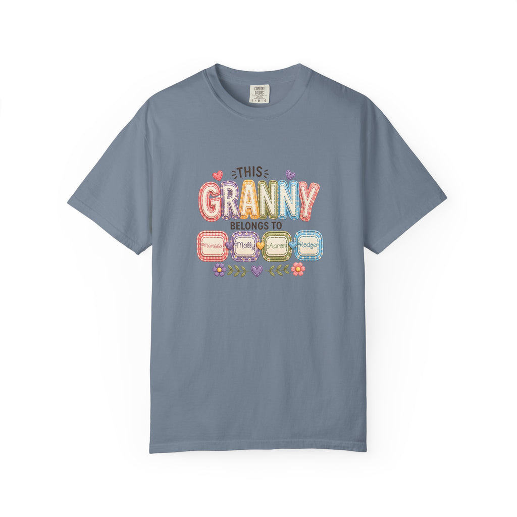 Granny Belongs To Grandkids T-Shirt — Cute Floral Grandma Gift