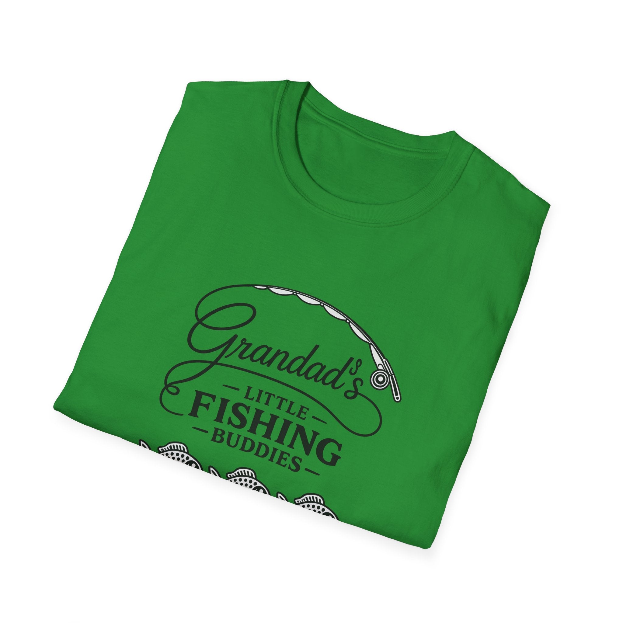 Granddad's Little Fishing Buddies T-Shirt — Grandpa & Kids Fishing Gift