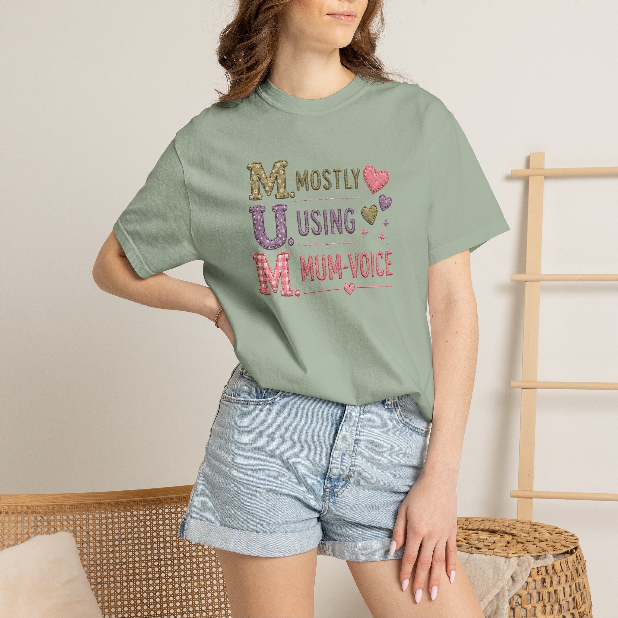 MUM Mostly Using Mum-Voice T-Shirt — Funny Mother's Day Mom Tee