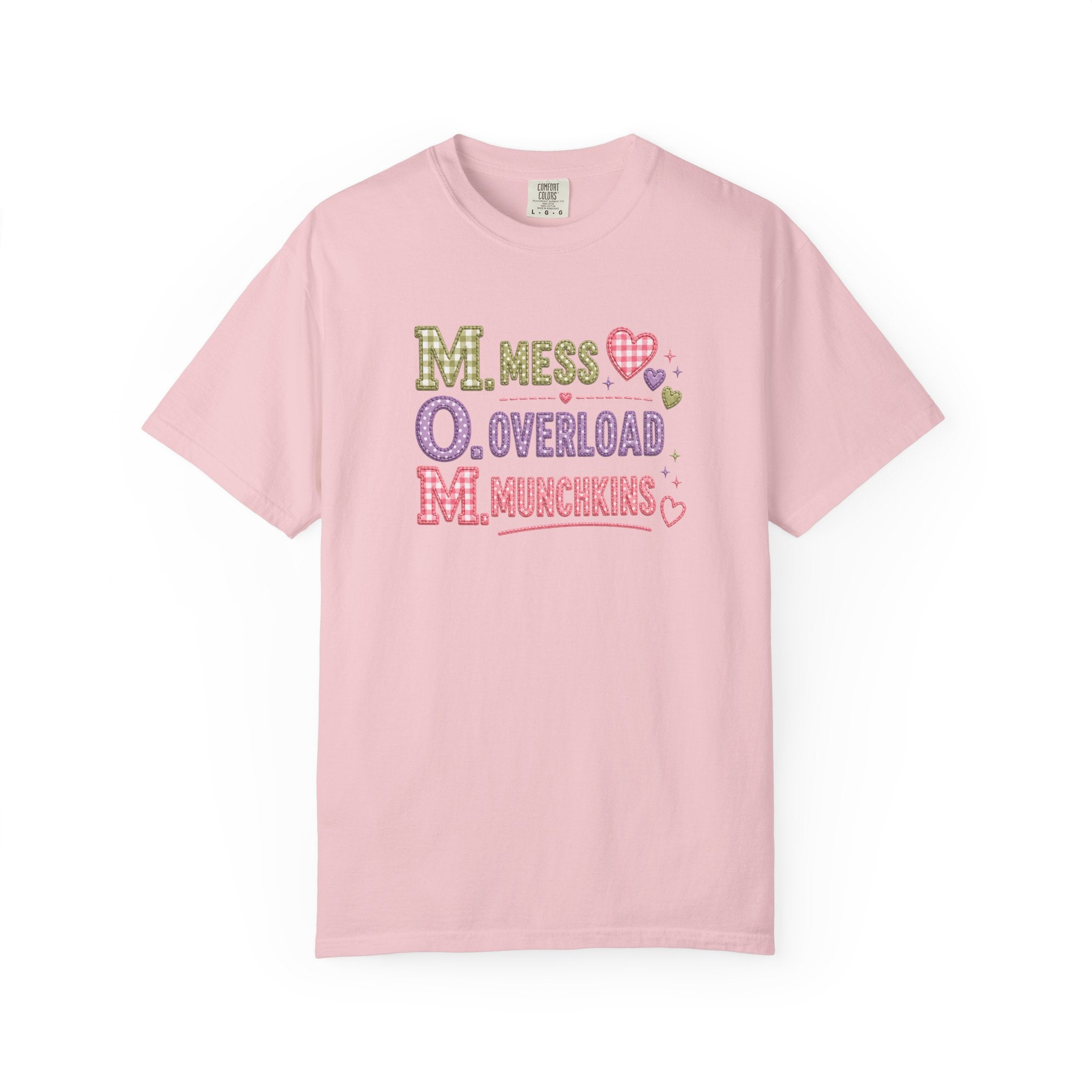 M.O.M. Graphic T-Shirt — "Mess Overload Munchkins" Cute Mom Tee