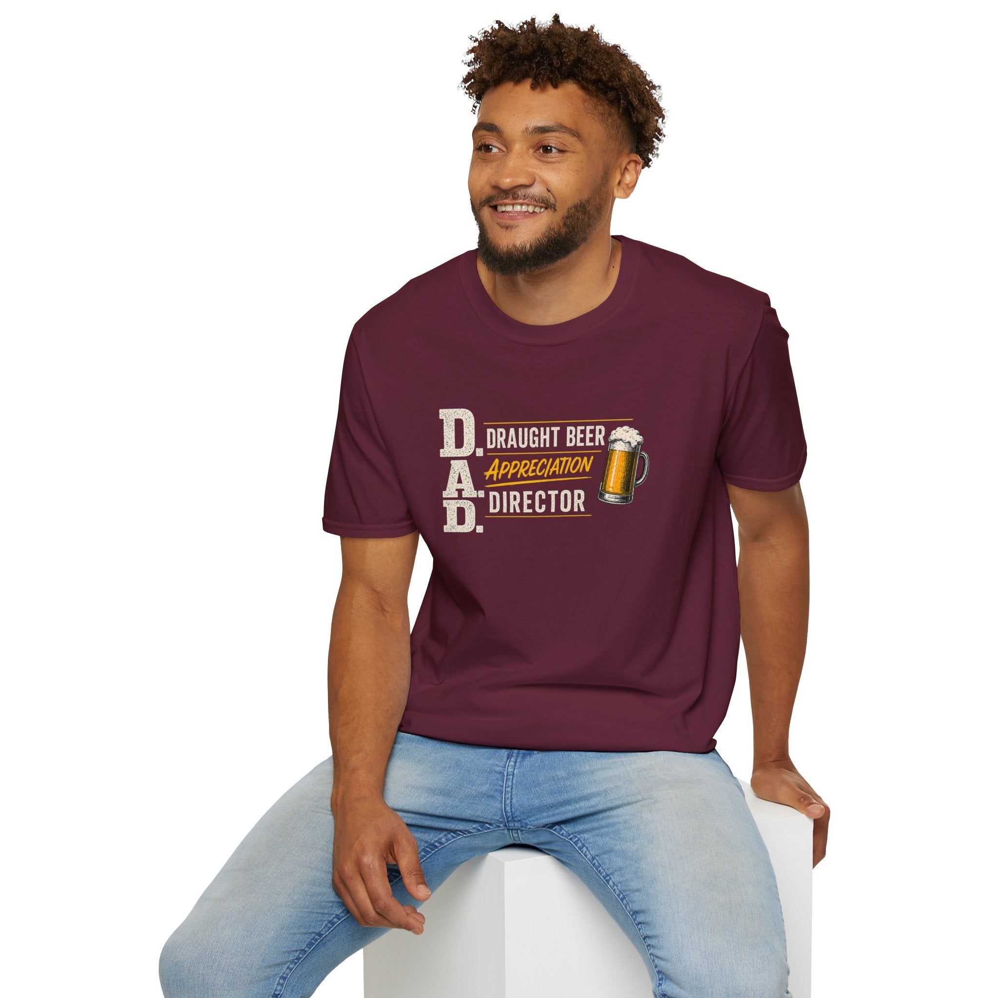 DAD Draught Beer Appreciation Director T-Shirt – Funny Father's Day Beer Tee