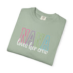 NANA loves her crew T-Shirt — Grandma Matching Family Tee