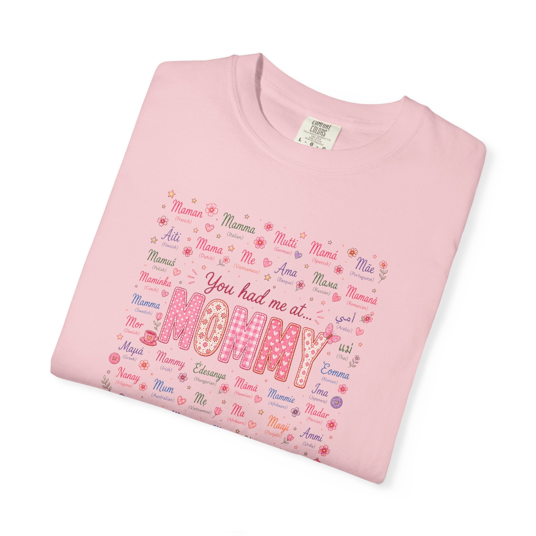 "You Had Me at Mommy" T-Shirt — Cute Mom Baby Shower Graphic Tee