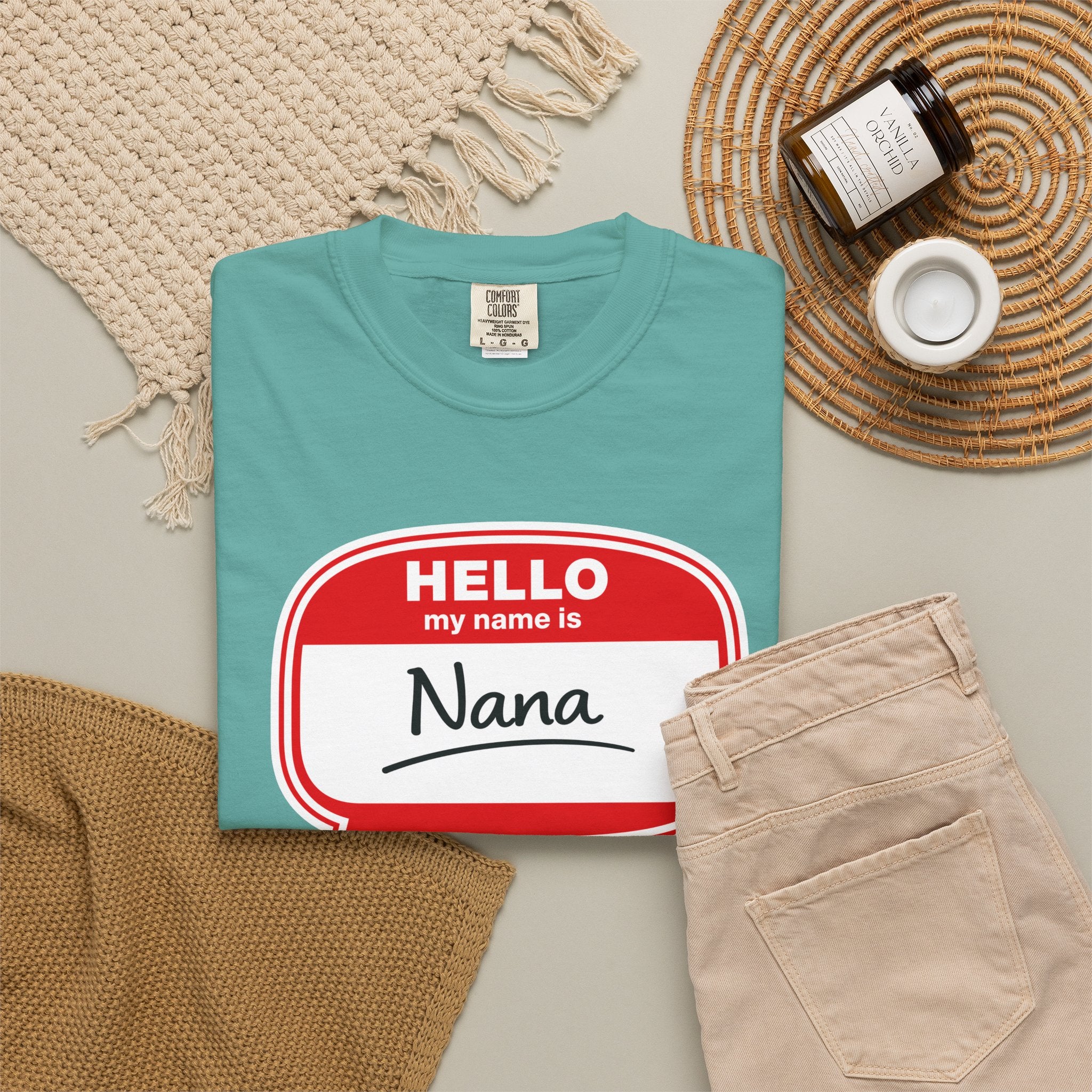Hello My Name Is Nana T-Shirt
