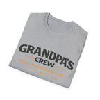 Grandpa's Crew T-Shirt — "Small Humans, Big Love" Grandpa Gift