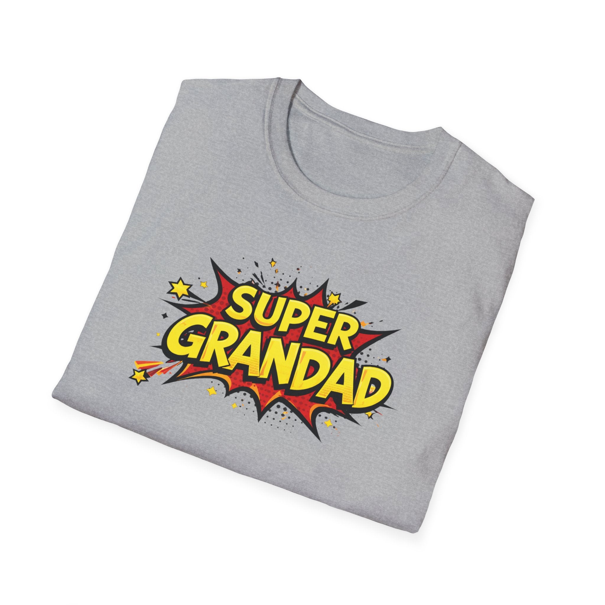 Super Grandad Comic-Style T-Shirt — Father’s Day Gift for Grandpa