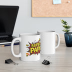 Super Papa Comic Mug — Father’s Day Gift Coffee Cup