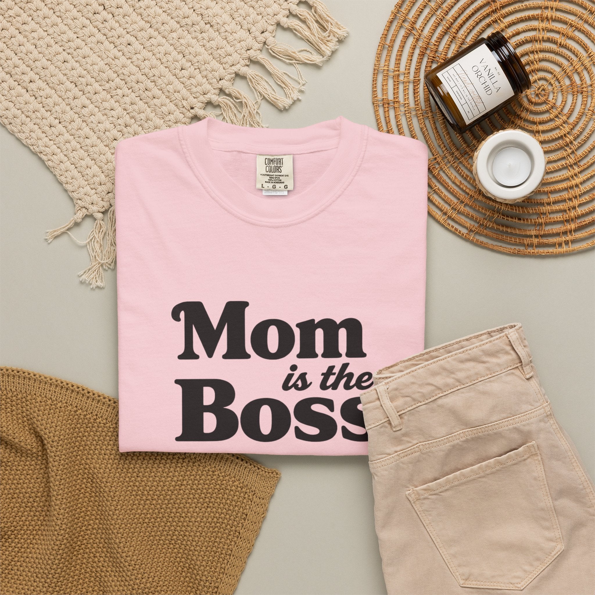Mom is the Boss T-Shirt — Funny Mother's Day Tee