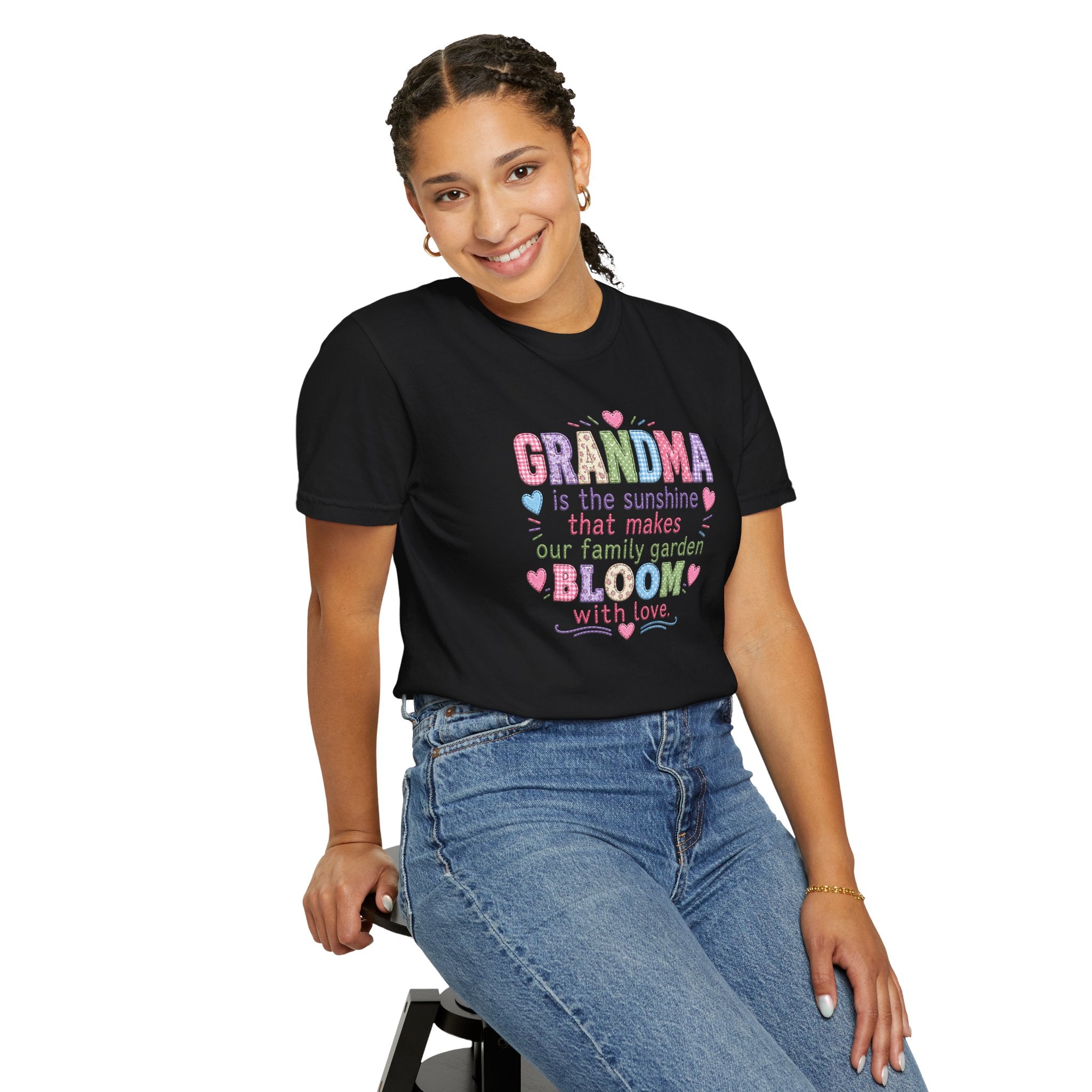 Grandma Is the Sunshine That Makes Our Family Garden Bloom T-Shirt