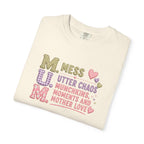 M.U.M. Mom Acronym Graphic Tee — Mess, Utter Chaos, Munchkins & Mother Love T-Shirt